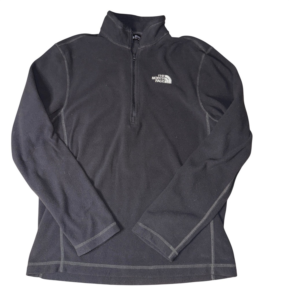 The North Face Mens Fleece 1/4 Zip Pullover dark gray size‎ small